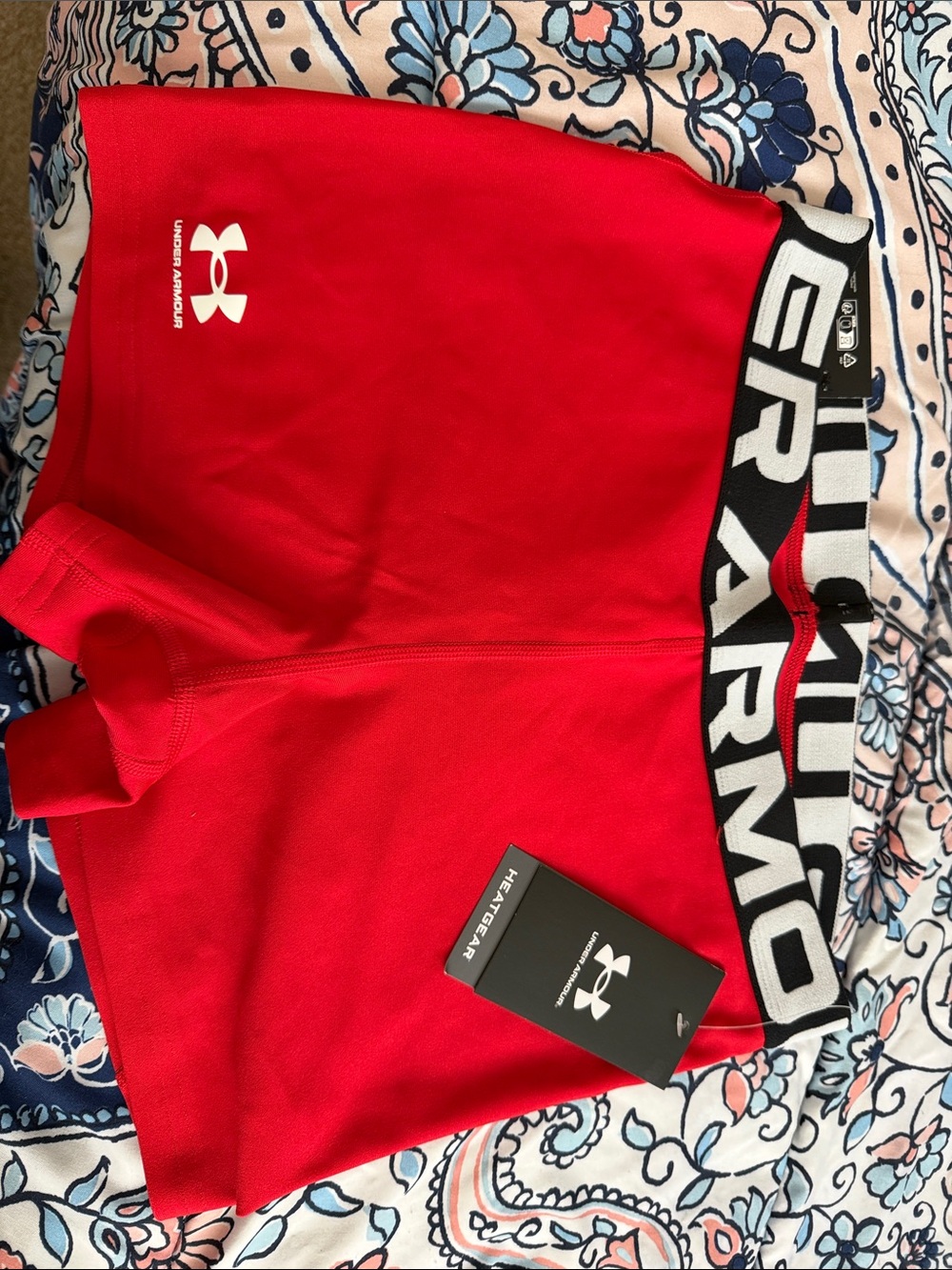 Under Armour Red Compression Shorts